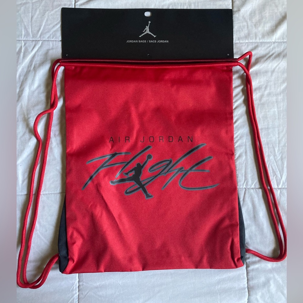 Air Jordan Drawstring Bag Red